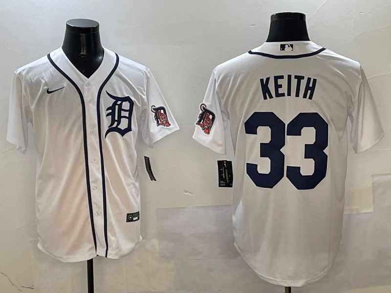 Men Detroit Tigers #33 Keith White Game 2025 Nike MLB Jersey style 1